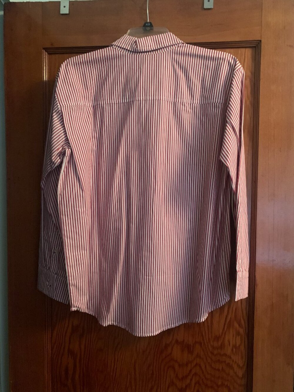 NWT DONNI striped button down shirt in Rouge Size:XSM - Picture 3 of 9